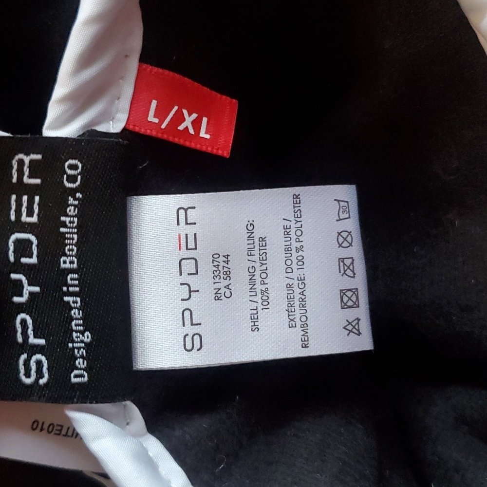 Women's Spyder-The Puffer Insulated Gloves - White - Picture 8 of 8